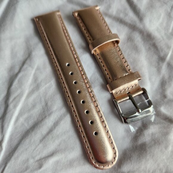 LIKE NEW INVICTA Lupah 20MM Genuine Leather Watch Bands Metallic Colors Set of 4 - Picture 9 of 10